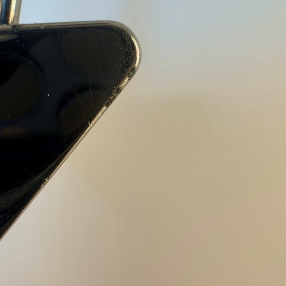 Prada Clip Keychain Triangle M718 Made in Italy Silver Metal Logo Runway Edition - Picture 8 of 12